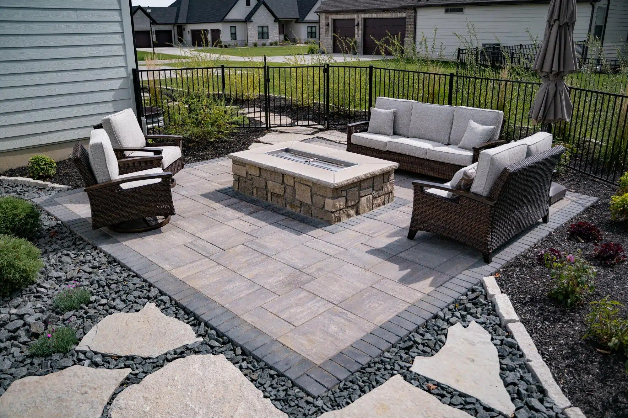 Patio Installation in Walker project 3