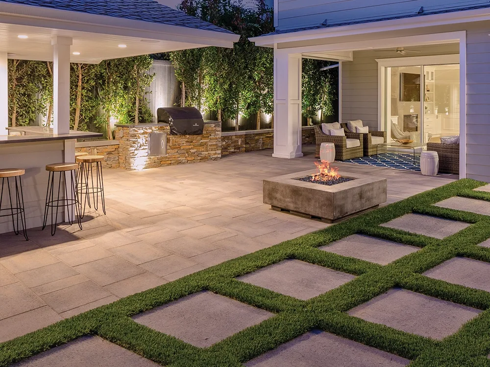 Patio Installation in Walker project 6